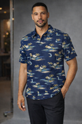E5 Men's T-Shirt - Tropical Island Print