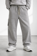 E5 Men's Dark Brown Cargo Joggers (2 Inch Longer)