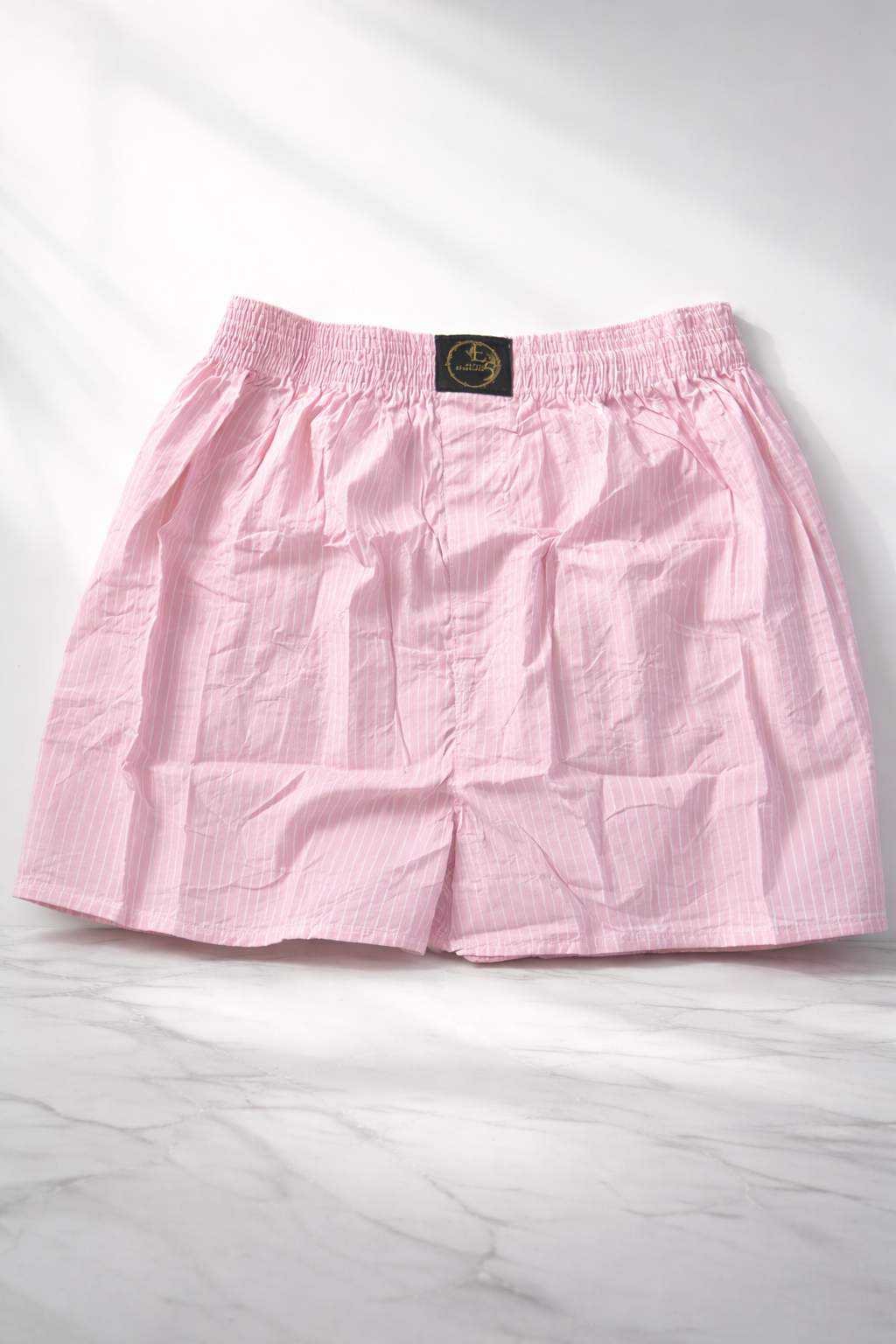 Light Blue Pinstripe Boxer Shorts