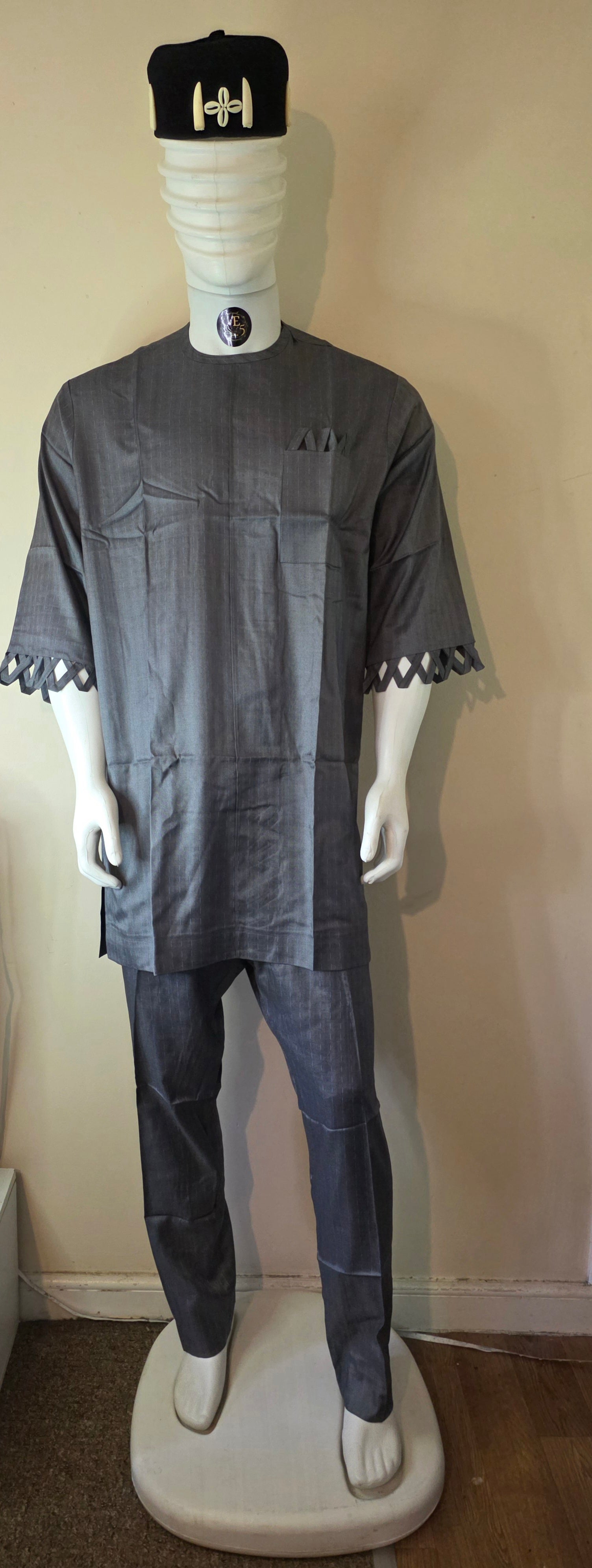 CARFTY 1/3 SLEEVE AFRICAN SENATOR WEAR