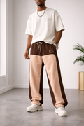 E5 Men's Stone Wide Leg Joggers