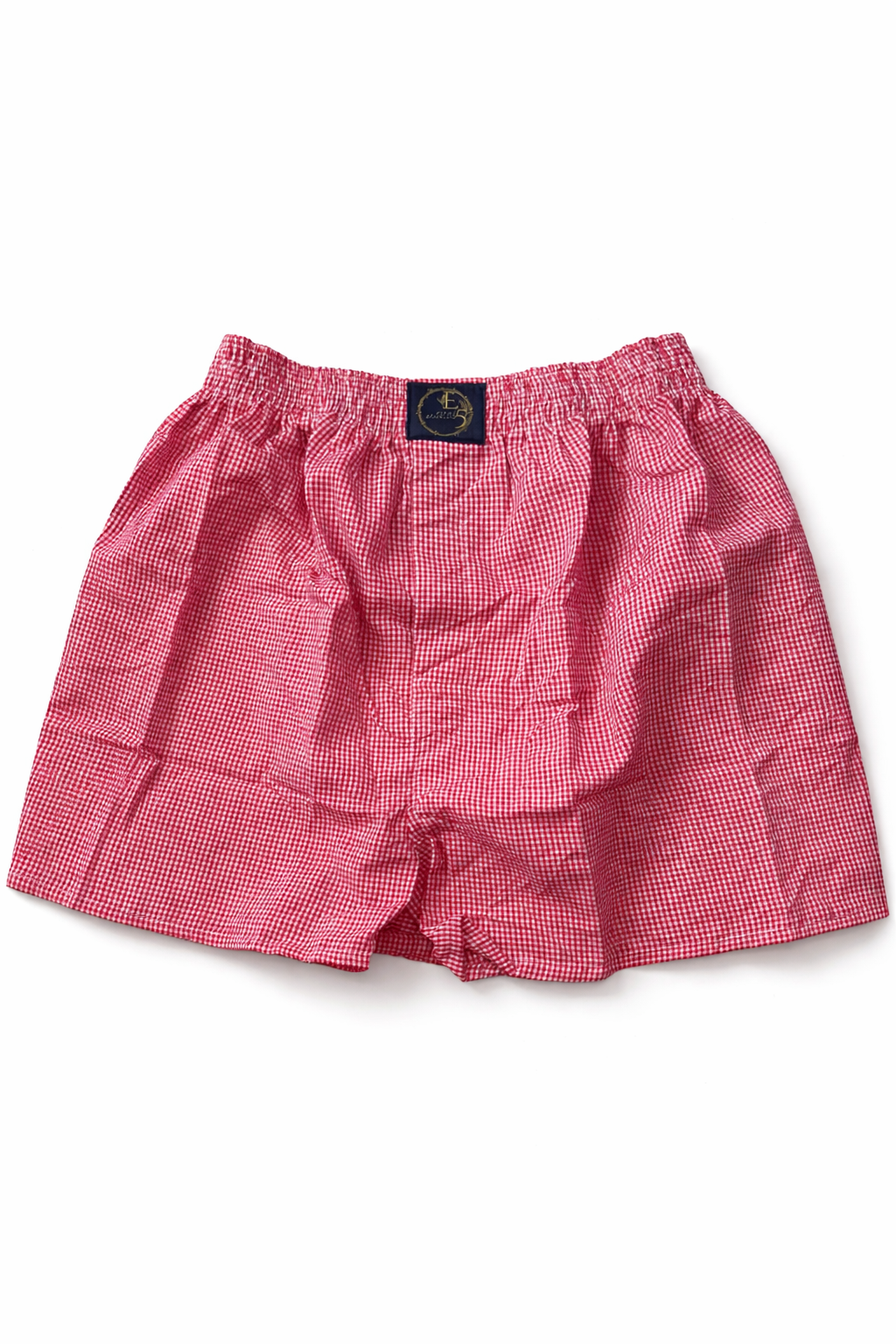 Light Blue Plaid Check Boxer Shorts