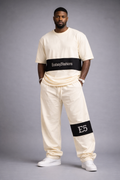 E5 Men's 2 Piece Set - Cream blended piece