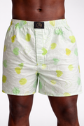 Blue Floral Print Boxer Shorts