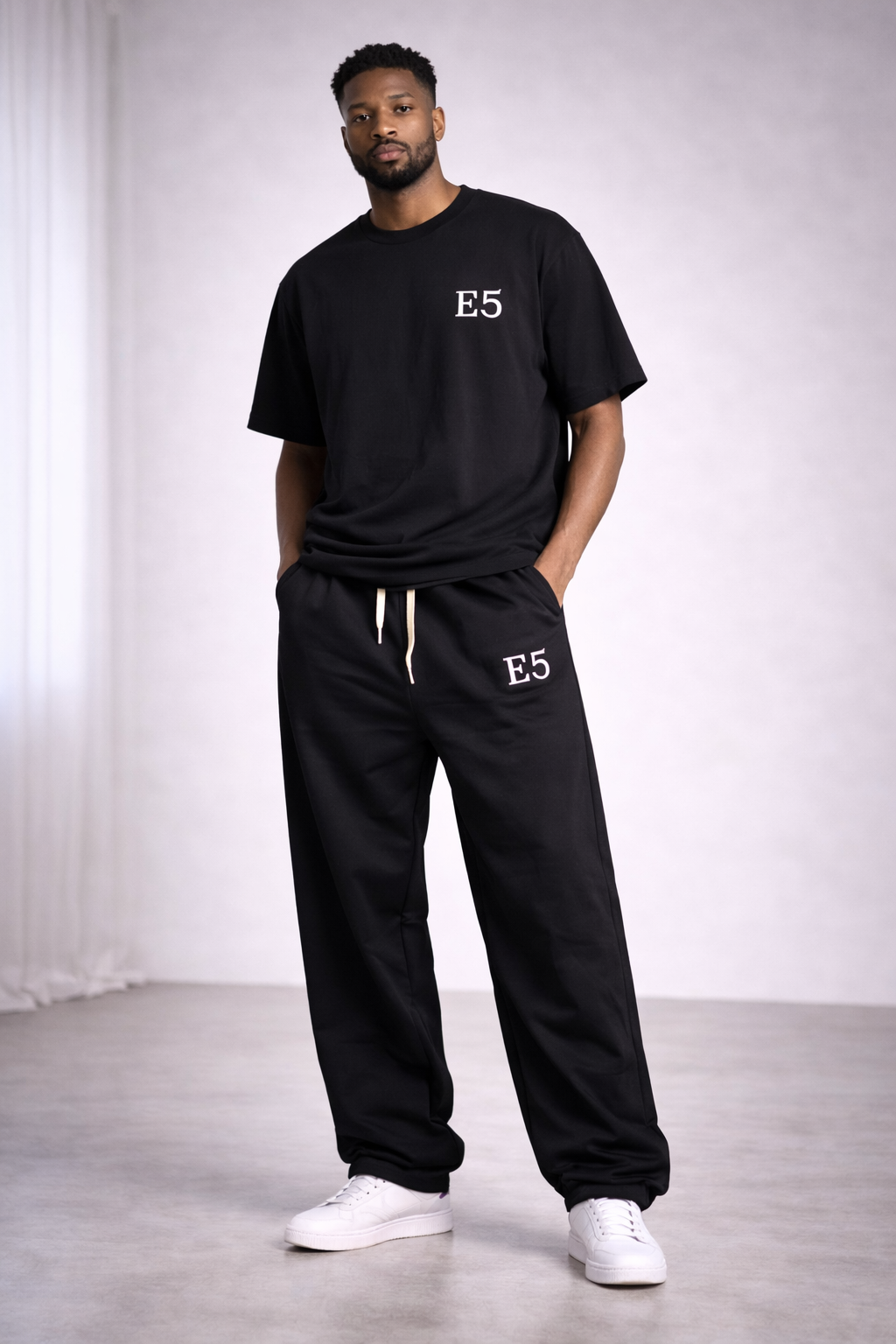 E5 Men's 2 Piece Set - Black sweet work of art