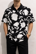 E5 Men's T-Shirt - Blue Geo Diamond Short Sleeve