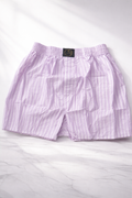White Multicolour Stripe Boxer Shorts