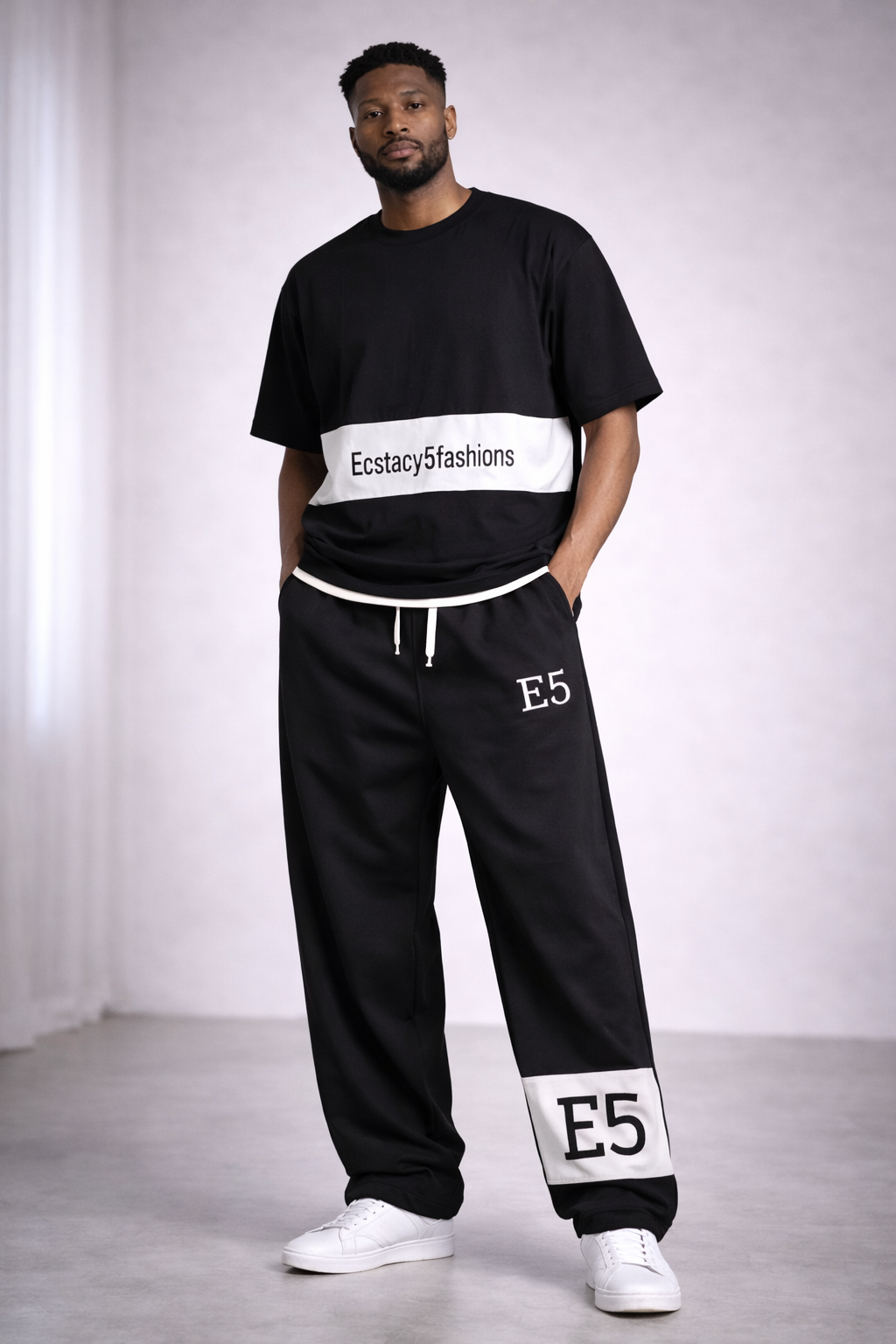 E5 Black & White 2 Piece Set