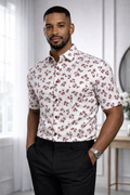 E5 Men's T-Shirt - White Linen SHORT SLEEVE