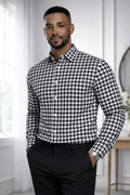 E5 Men's T-Shirt - Black Swirl long Sleeve