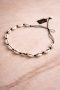 African White Cowrie Shell Necklace