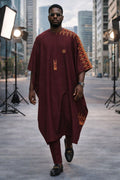 LONG TOP EMBROIDED AFRICAN SENATOR