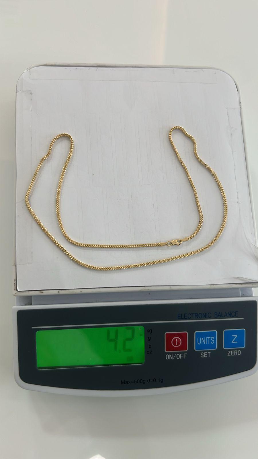 E5 18K Gold Cuban Link Chain 4.2g