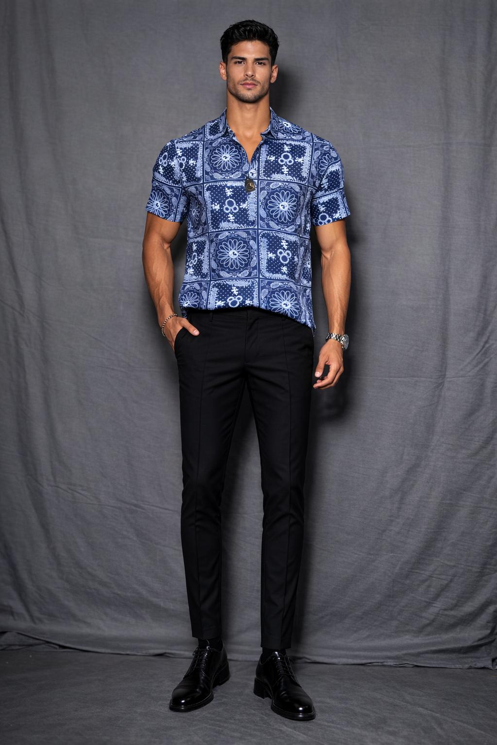 E5 Men's Shirt - African Print