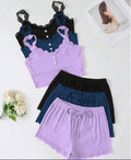 Lace Cami & Shorts Set