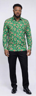 E5 Men's Shirt - Striped Print