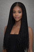 Natural Knotless Braided